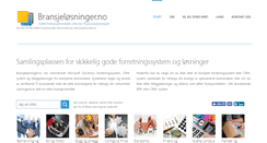 Desktop Screenshot of bransjelosninger.com