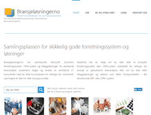 Tablet Screenshot of bransjelosninger.com